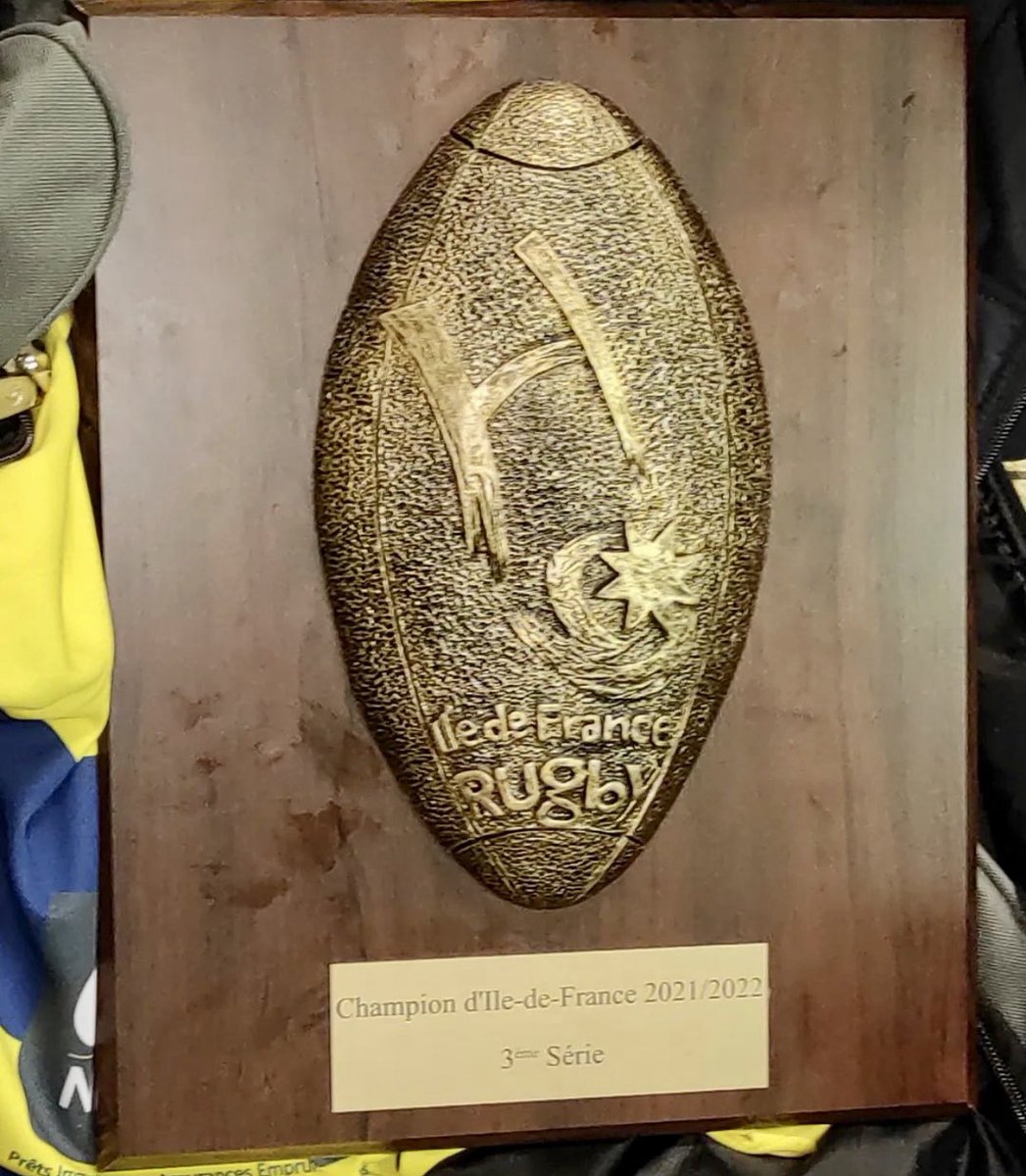 Champion IDF 3ème série 🤩🍻
#rcc ♥️