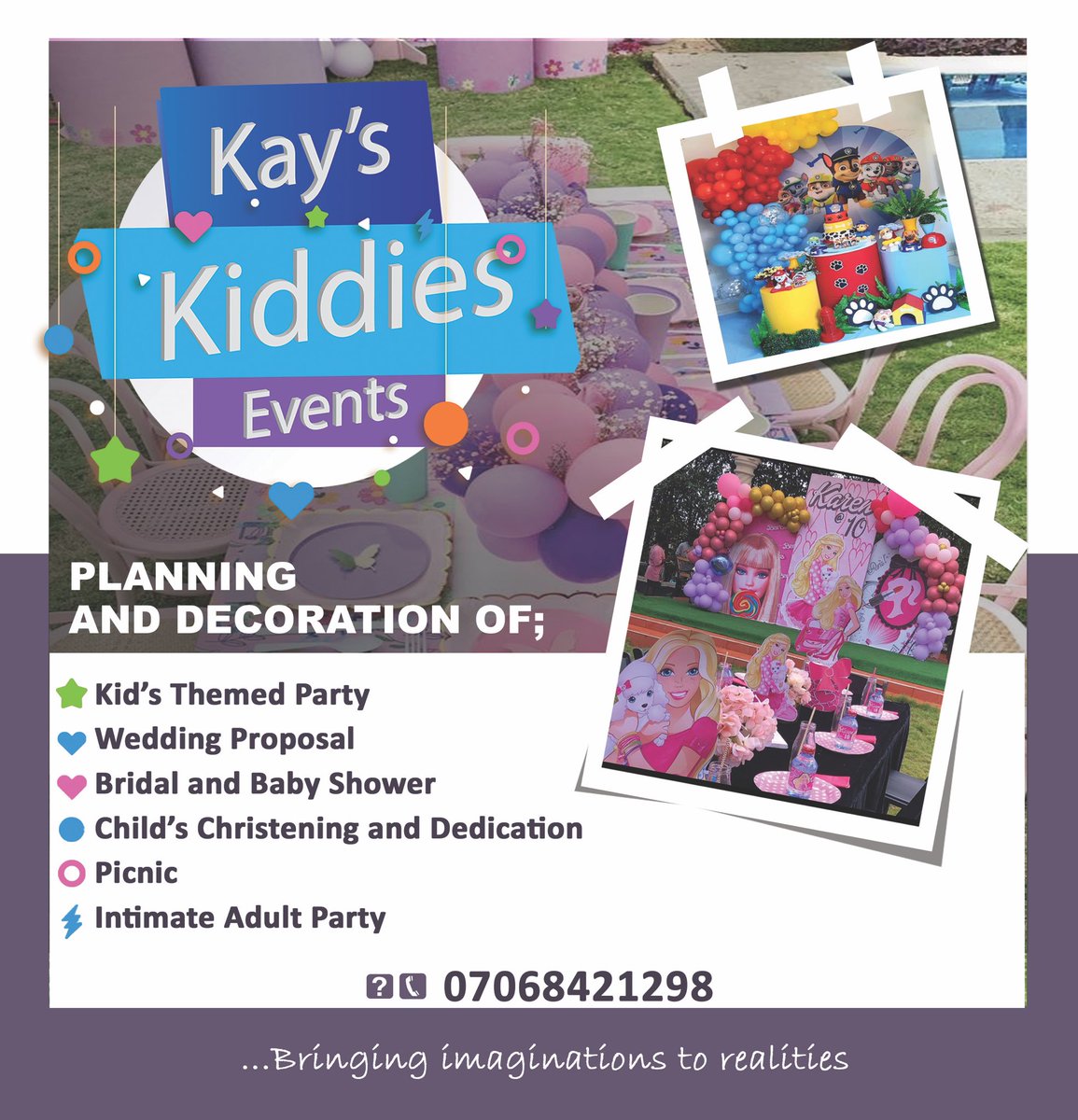 its_kaybarbie's tweet photo. I’m officially available for bookings
🥺🥺🥺
#ibadankiddiesevent #themeparties #decorations #kiddiesevents #funfair https://t.co/vFFNJPsS1y