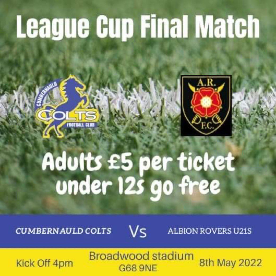 OfficialCColts's tweet photo. Well, now then. Our Sunday Amateurs have only gone and won it! Congratulations guys and commiserations to their opponents @albionroversu21 Great achievement👏👏 https://t.co/bIETWE62NY