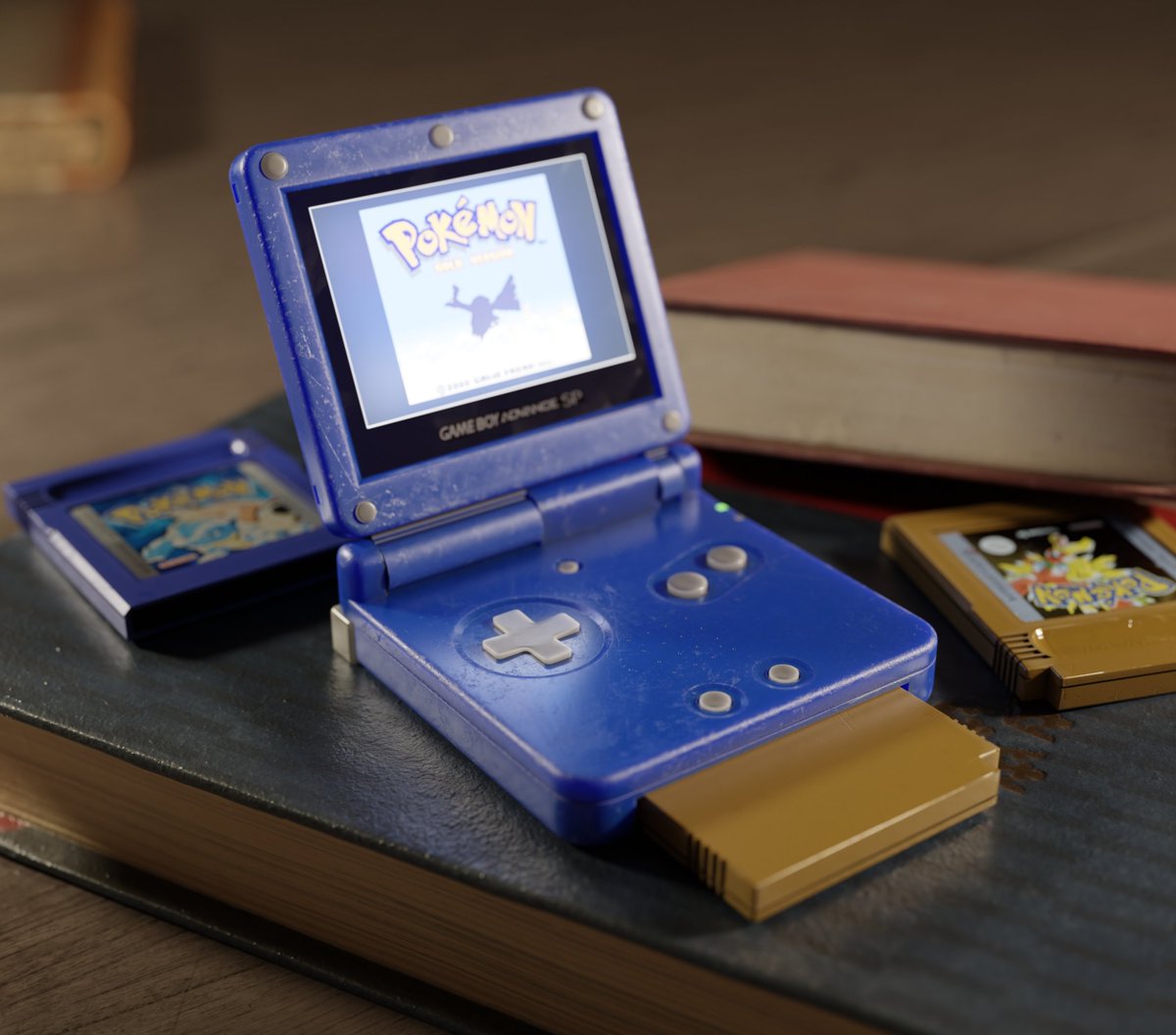 Game boy advance sp  #blender3d #blender #b3d