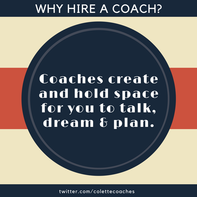 colettecoaches's tweet photo. Why hire a coach? Coaches create and hold space for you to talk, dream & plan.
#LandThatJob #SelfCare #Confidence #LetItGo #Procrastination #Perfectionism #Performance #ADHD #TimeManagement https://t.co/lfxjH5IlSB