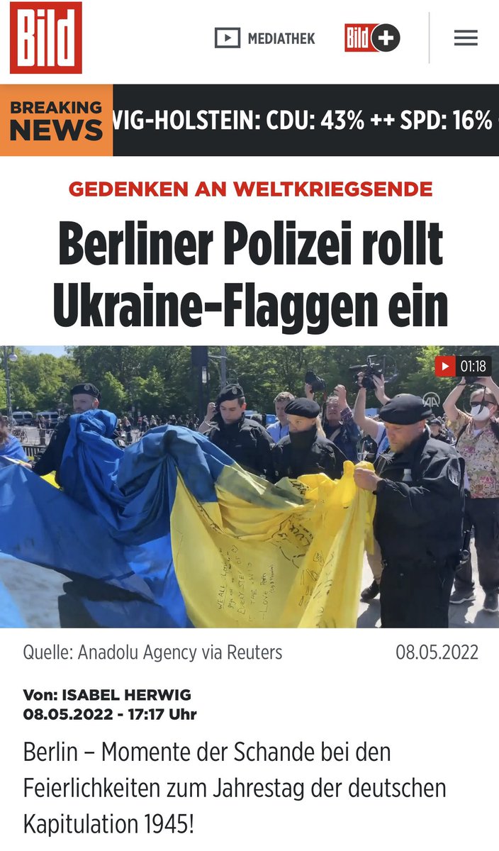 MelnykAndrij's tweet image. Eine Riesenblamage für Berlin am 8. Mai. Einfach sprachlos und traurig
m.bild.de/regional/berli…