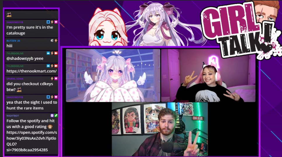 GTPodLive's tweet photo. ⚠ THE GIRL TALK PODCAST IS LIVE ⚠

Happy Mother's Day!!! Make sure to celebrate with your favorite mommies @TylerDoeLive, @KizuiVT, and our special guest @PoshookTV 

https://t.co/MTfwpCPlgF https://t.co/PY9cAM467b