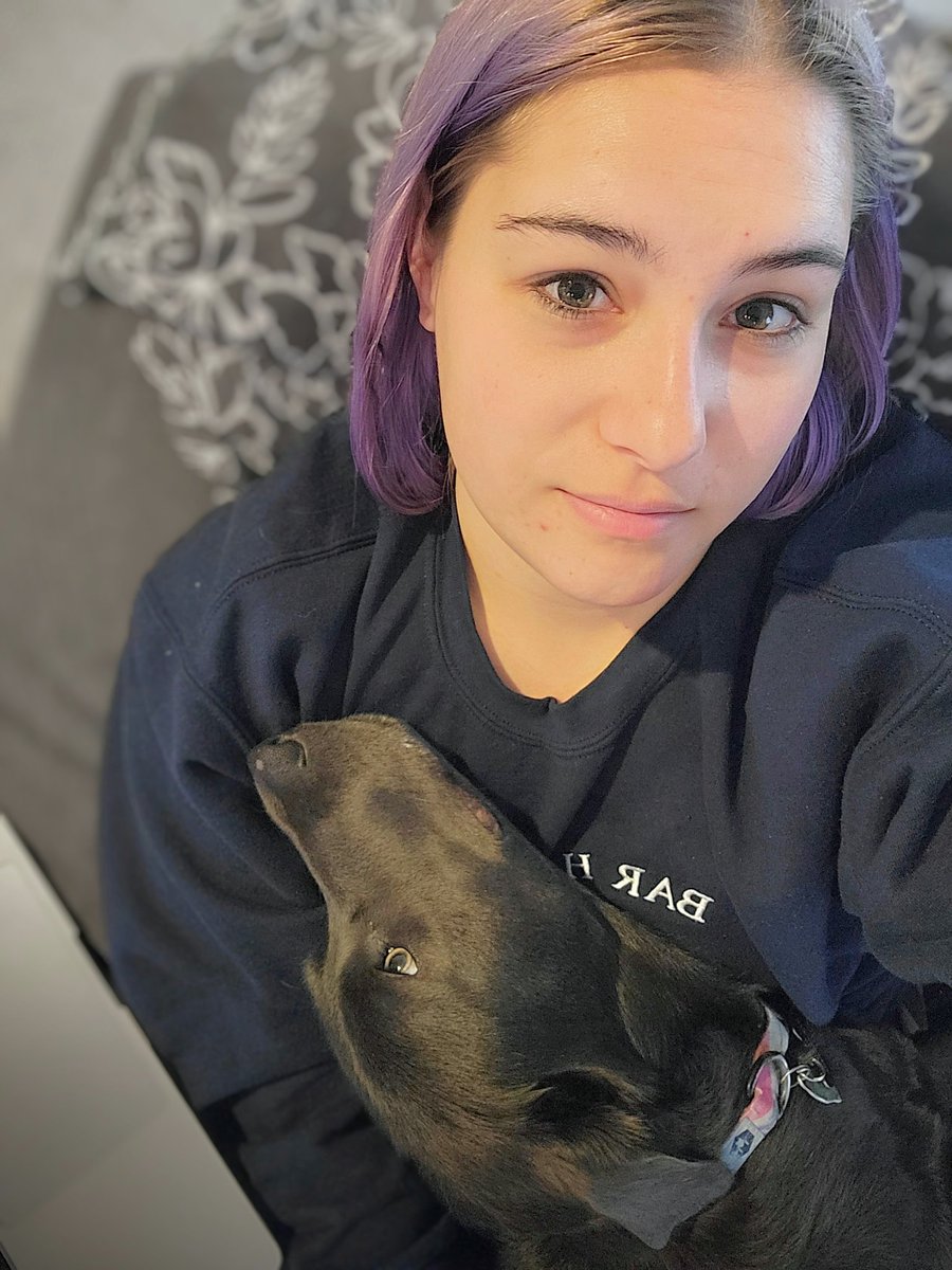 JennTenczar's tweet photo. It's a full time job with a fur baby https://t.co/pGdKBwVjRa