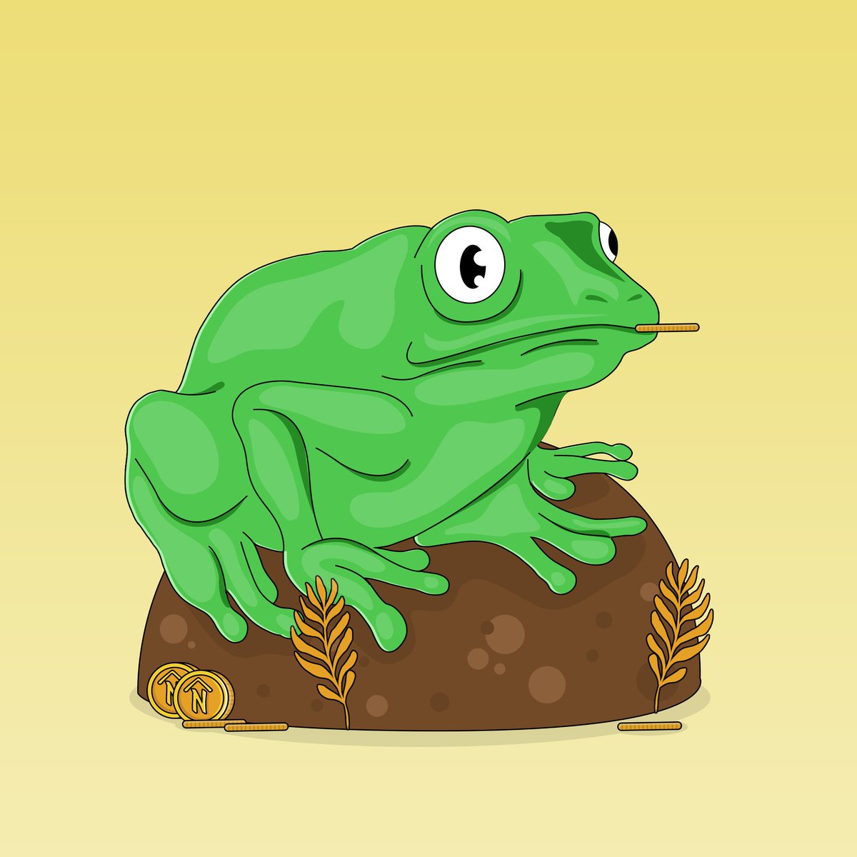 MetaNEARton's tweet photo. A sneak peek of #NEARton boosters. This frog can improve not only your house SR, but also the SR of your staked partners' #NFTs 👀

🐸 https://t.co/Y6LtwUZSoU