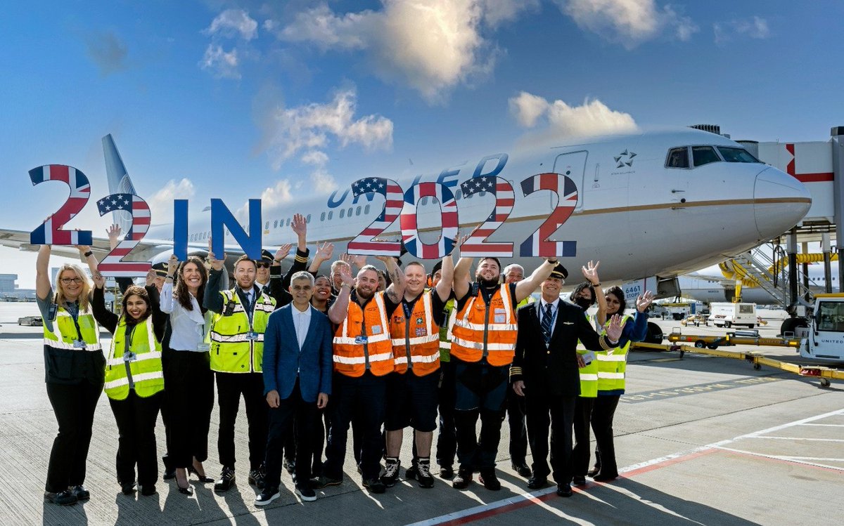 London is an unrivalled location to visit and invest in. I’m excited to take this message to New York, San Francisco and Los Angeles and showcase our amazing city to America. 

First stop NYC - with @United - who are now flying 22 times a day from Heathrow to the US. 🇺🇸🇬🇧