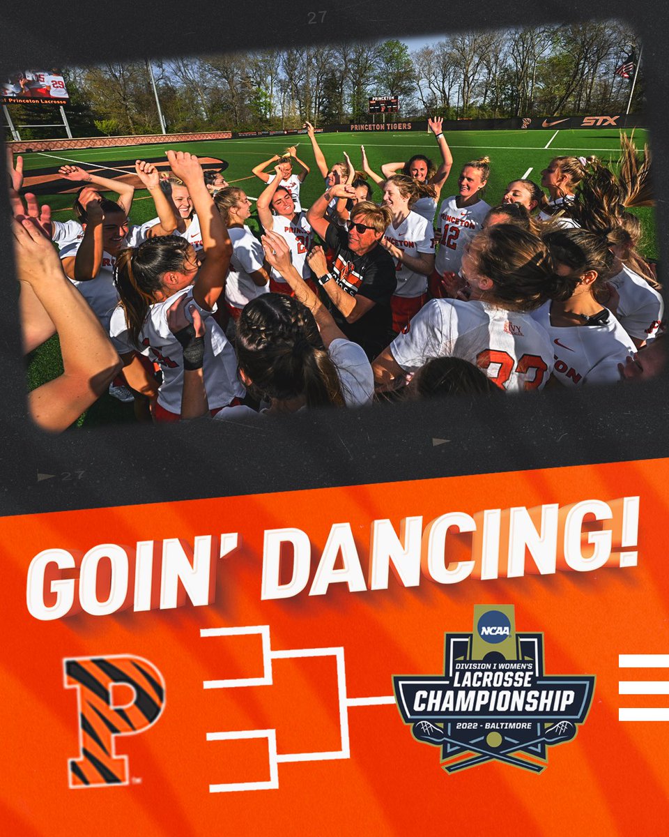 princetonwlax's tweet photo. We Are Dancing!

#1 Princeton 19
#2 Yale 9

Ivy Tournament Champions! 🧡🖤🏆 https://t.co/dMizXtrOsM