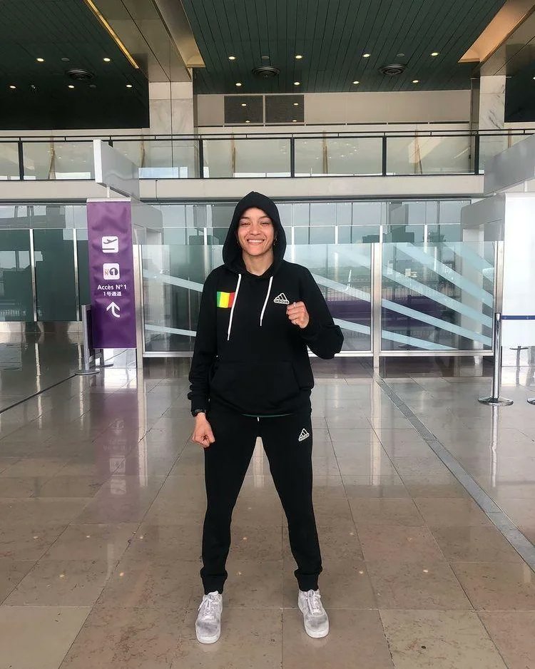 marine_fatou's tweet photo. Actuellement aux Championnats du Monde de Boxe anglaise en Turquie pour représenter le Mali 🇲🇱🔥💯. J'espère faire honneur à ma sélection @AttaherMossa @CnosmM ☝️ https://t.co/6HnE7LO71V