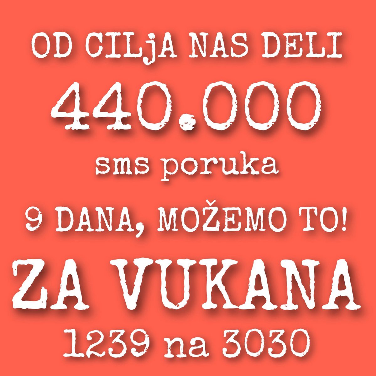 joovanica88's tweet photo. Možemo i hoćemo.
Idemo za bebu Vukana 💪🙏🙏🙏 https://t.co/xYu5ebkZvm
