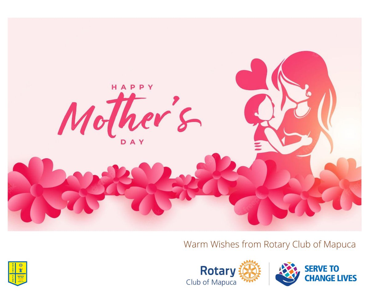 rcmapuca's tweet photo. ✨ We wish one day we could grow up to become as graceful, as strong, as loving as you are. ✨

🙏🏻 Rotary Club of Mapuca 🙏🏻
    🔥Wishes you a very🔥

🎊 || Happy Mothers Day ||🎊

#rotarymapuca #rotaryinternational #rotary #RID3170 #servetochangelives #mothersday https://t.co/f1fLKyKder