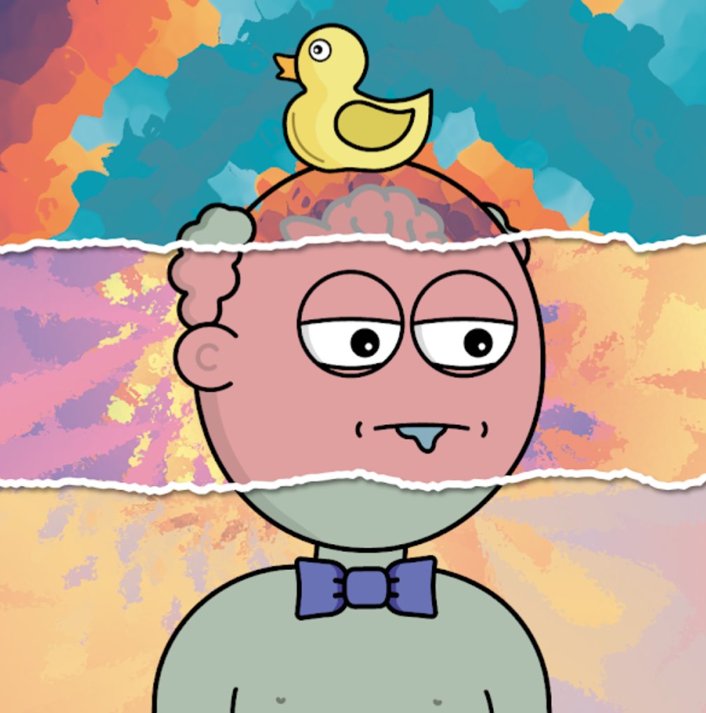 The <a href="/McPuddertons/">McPuddertons | MINT for .02 ETH!</a> don't steal the limelight but <a href="/OG_Atweez/">Atweez | the first</a> is one of the best founders out there and he airdropped holders something awesome today! Here's my mixed-up McPudderton, just something made up of the original traits for a little bit of fun 😊