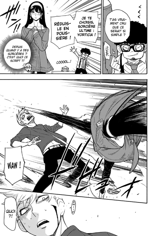 Victhorfinn's tweet photo. Pour comparer avec l'épisode de Spy x Family, l'événement durait vrmt 5 pages dans le manga mdrr (y'a à AUCUN moment tout ce que Loid traverse en tabassant ses assistants)
GG aux scénaristes pour le coup https://t.co/PT6aEHiyra