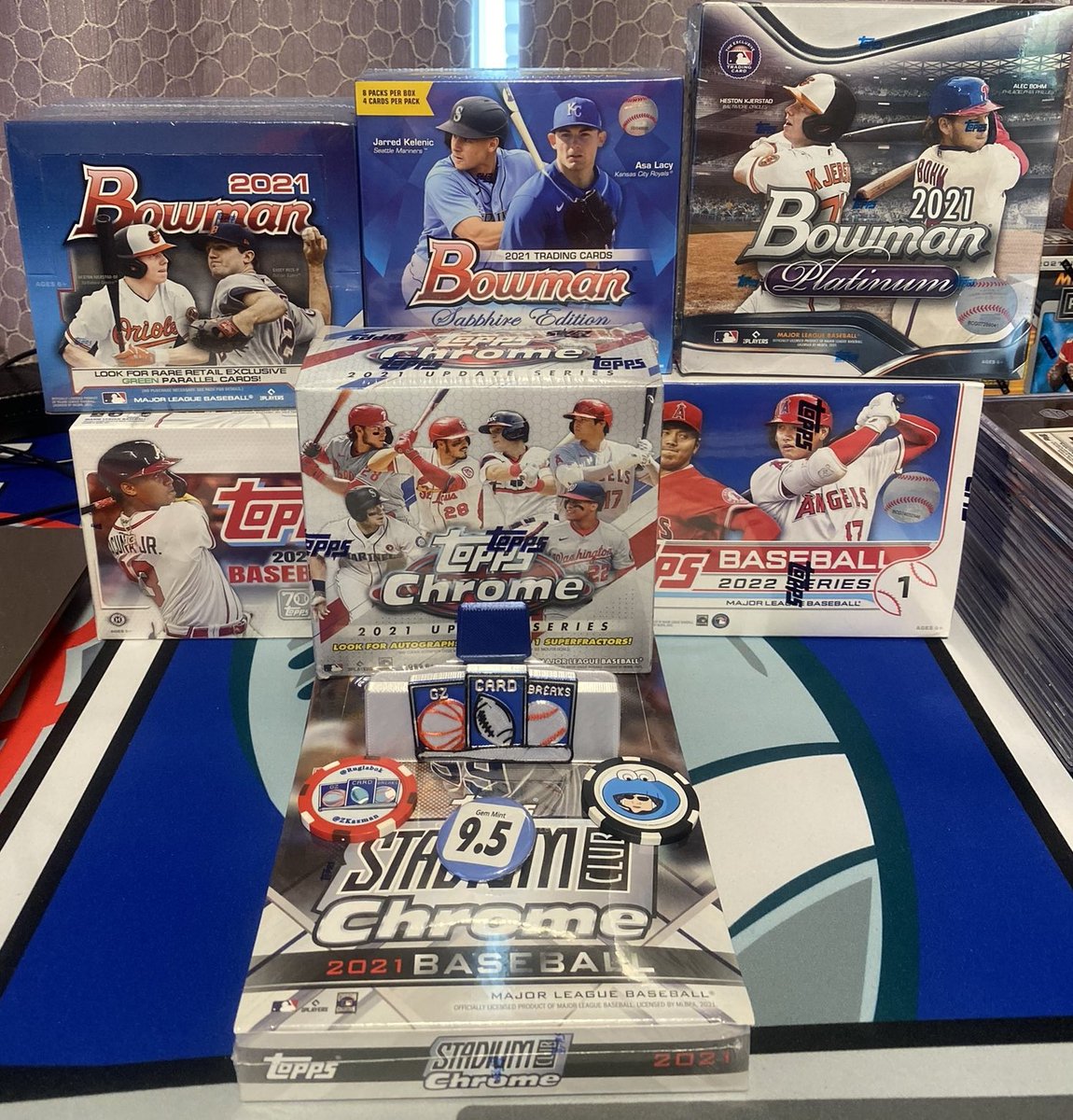 Ruglabok's tweet photo. Baseball Break #20
(1) '21 #Topps SCC Hobby
(1) '21 #BowmanSapphire
(1) '21 #Bowman Retail
(1) '21 #BowmanPlatinum Mega
(1) '21 #ToppsUpdate Hobby Jumbo
(1) '21 #ToppsUpdateChrome Mega
(1) '22 #ToppsSeries1 Mega
$45 per random team
17 Spots Remain
@Hobby_Connect
@sports_sell https://t.co/aVxwVFNDgE