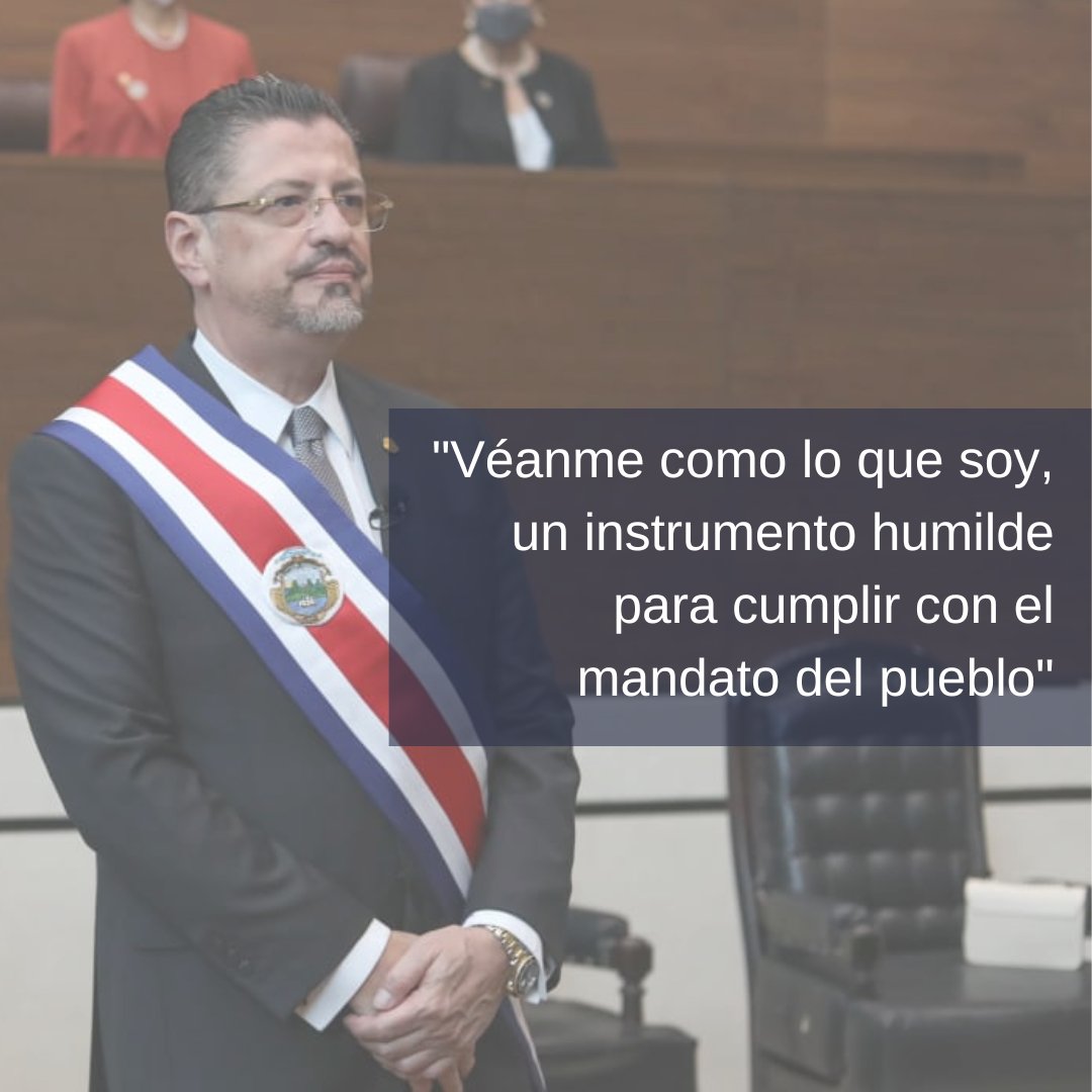 Algunas de las frases pronunciadas por el presidente de Costa Rica, Rodrigo Chaves Robles, en su primer discurso tras la toma de posesión

#8demayo #radiosucr #rutalectoral #costarica