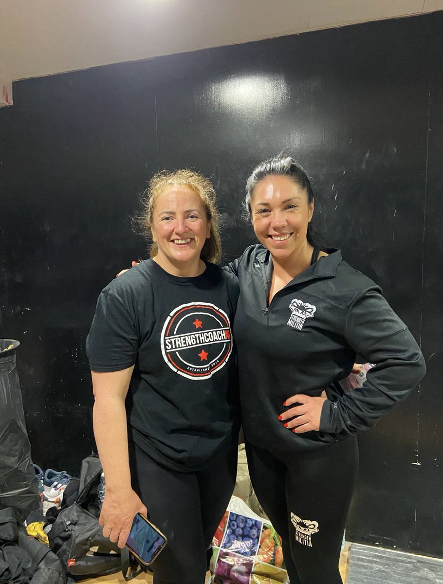 Congratulations @JoanneCoogan4 <a href="/lmck73/">lorraine</a> Strongest Nurses in Belfast Trust. Both competing in Irish Masters Powerlifting Championship. Super Proud of you both #strongwomen #nurses #heroes #powerlifter