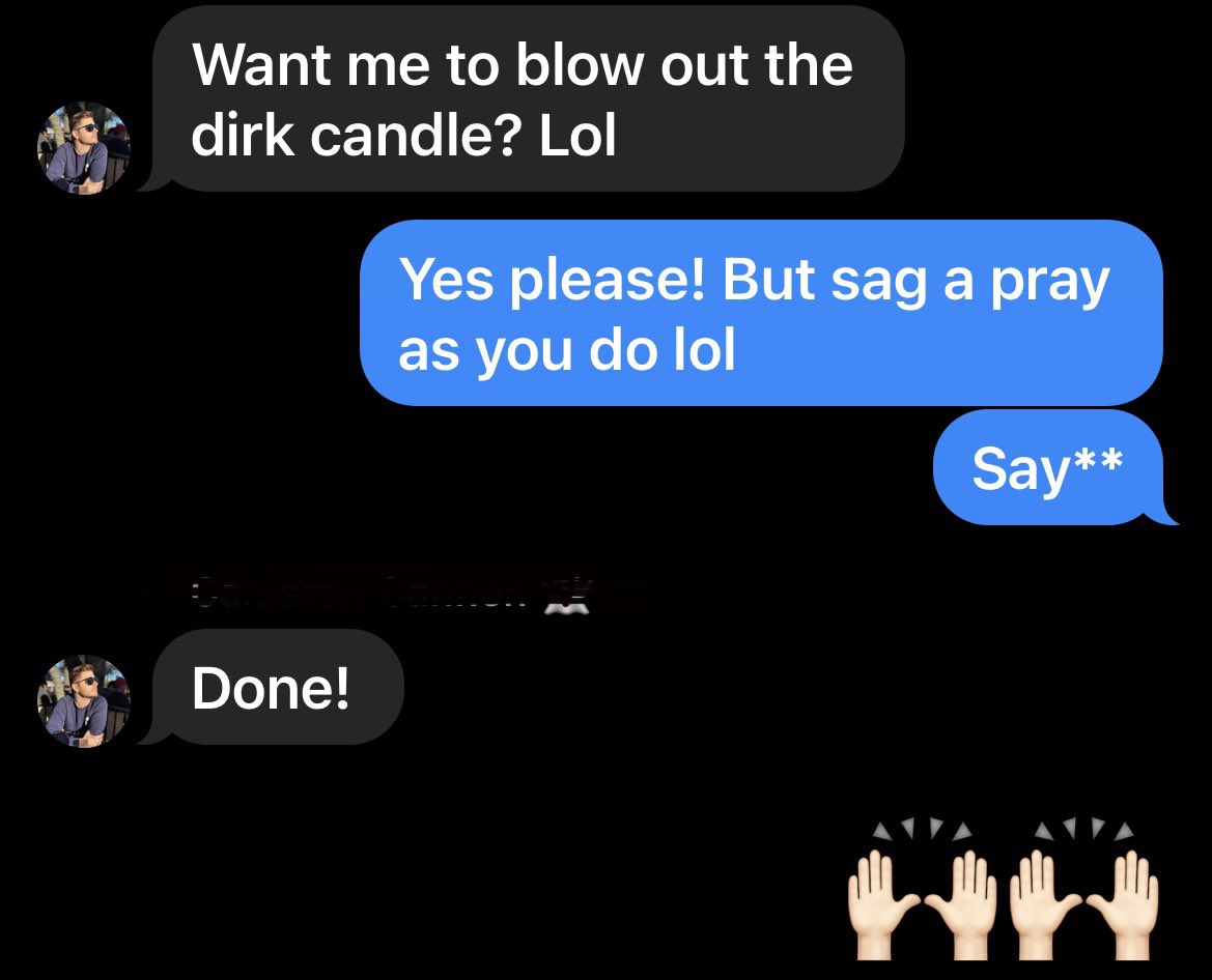 MissDaniJean's tweet photo. When you have your Dirk prayer candle lit all morning and you ask your friend to say a prayer before he blows it out for you! 😅💙💚 #MFFL https://t.co/GfkosM0Maq