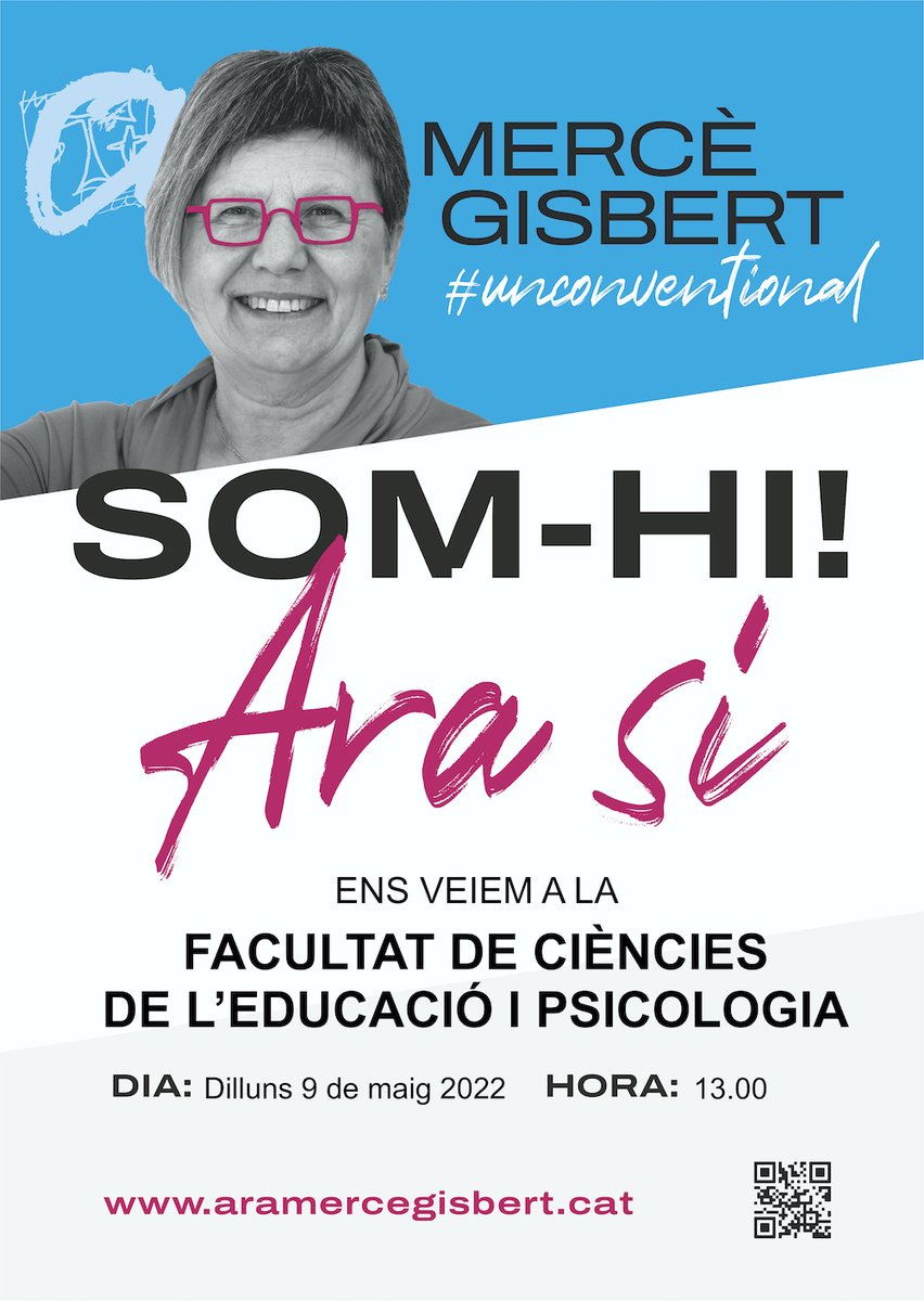 aramercegisbert's tweet photo. ‼️Bona tarda a tothom!
Despedim aquest fantàstic diumenge recordant-vos que demà ens veiem a les 𝟵:𝟯𝟬𝗵 al📍Rectorat de @universitatURV,  i a les  𝟭𝟯𝗵 a la📍#FCEP per a presentar-vos el nostre projecte. 
🔹https://t.co/xMkTrzPfft
#unconventional  #URV #EleccionsURV https://t.co/sEQl6Zlgli