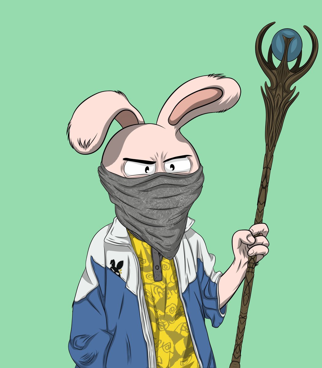 Urban style camouflaged Ninja Rabbits 👀