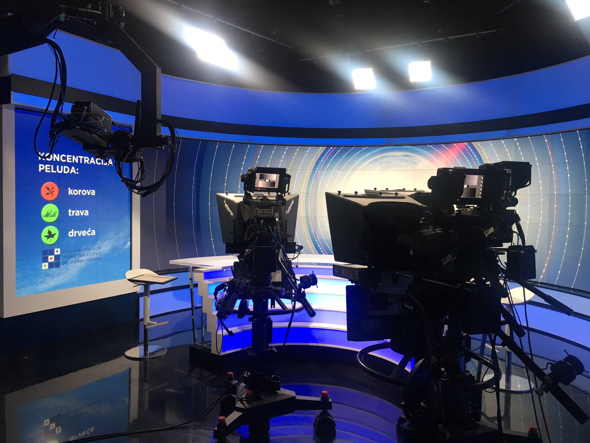 StimmeKroatiens's tweet photo. Die Kroatien Heute Nachrichten im neuen Design! -💫📺 - Unser neues Studio für die TV Nachrichten aus #Kroatien 🎥📟📡
#StimmeKroatiens #HRT4
Ab Montag on Air - Schaltet ein! 😀 https://t.co/Sk9Zt7MtTb