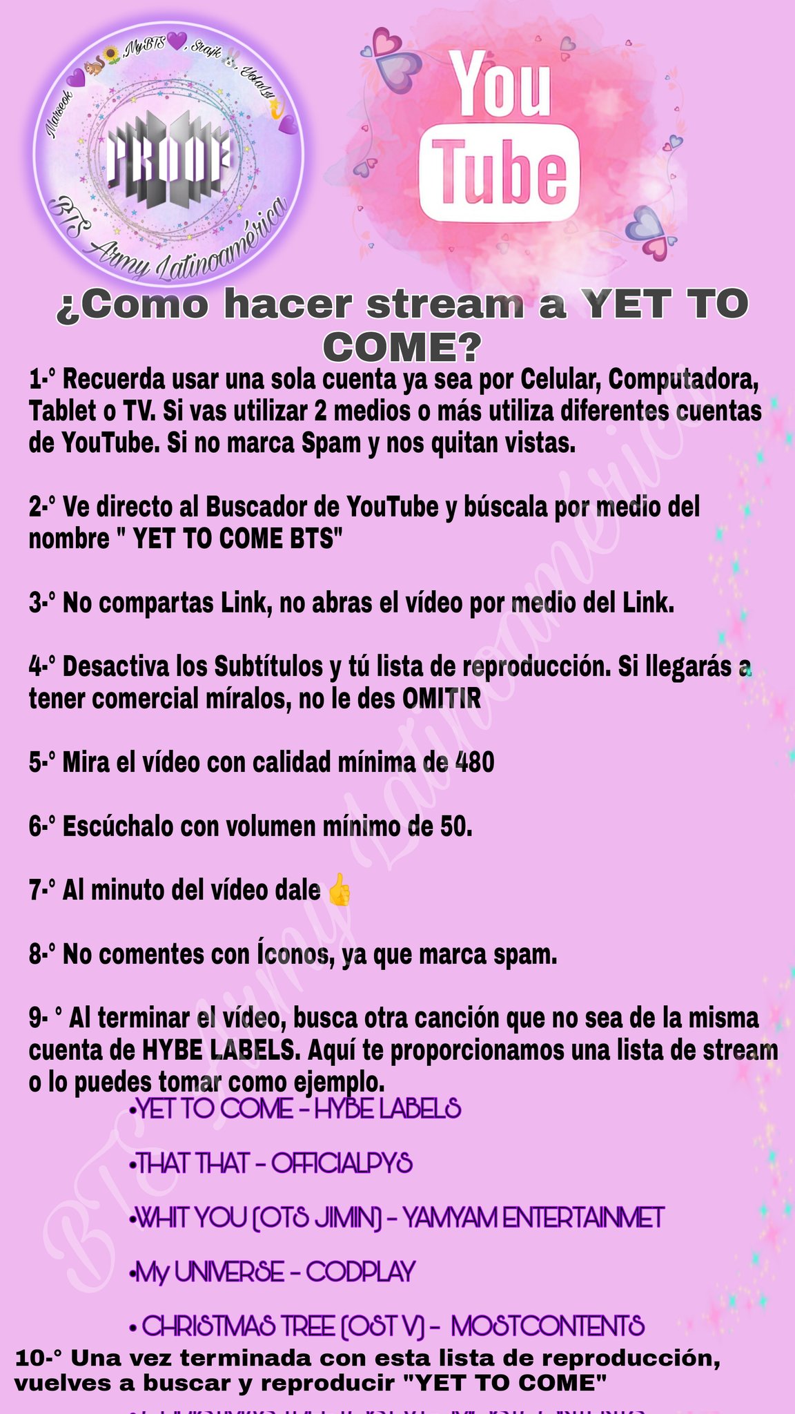 Canciones De Bts Que Llegaron Al Billon Marian 💛☀️✨🧈🥂 (@marianpuga1) / Twitter