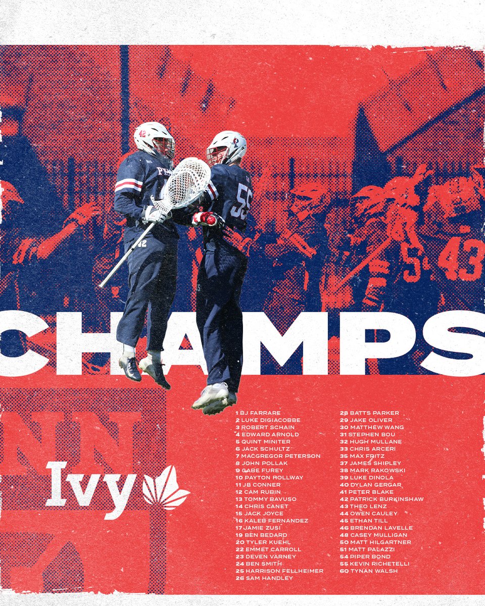 CHAMPIONS!

Your Quakers hoist the trophy for the second-straight time, claiming the <a href="/IvyLeague/">Ivy League</a> tournament title with a 16-9 victory over Yale!

#ILPL x #FightOnPenn