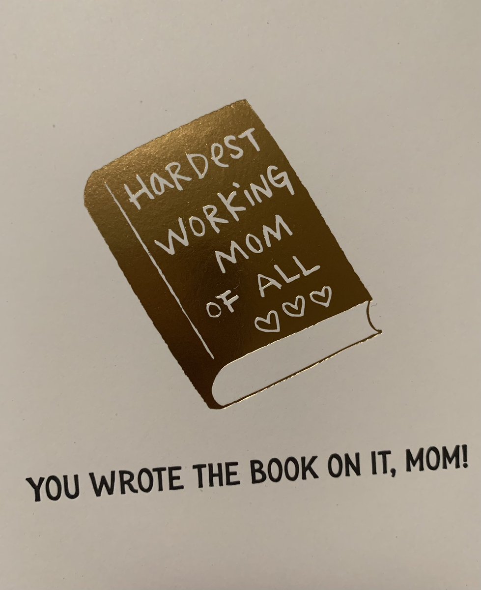 ewilli1204's tweet photo. Being a ‘working Mom’ is at times, difficult. You miss stuff. Halloween, school parties, etc. Sometimes it’s hard to feel like it’s worth it. Then….you get a card like this. I am blessed with kids that appreciate all I do for my family. #BestKidsEver #MothersDay2022 https://t.co/MUVKsOBwPe