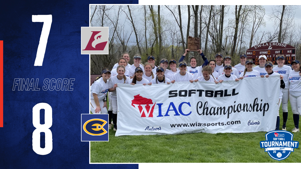wiacsports's tweet photo. #WIACSB | @UWECblugolds secures the title at WIAC Softball Tournament (pres. by Culver's) and the conference's automatic NCAA bid. It is the seventh tournament title - and first since 2007 - for the Blugolds.
#d3softball https://t.co/trJo1VktP9