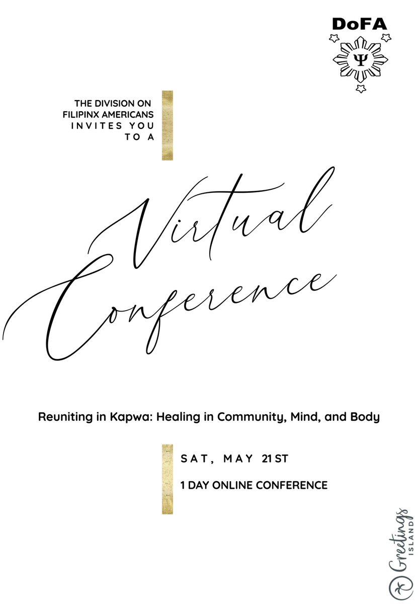 kevinyabes's tweet image. The AAPA DoFA Bienniel Conference is coming up! Register at this link: 
whova.com/portal/registr…

Hope to see you there!
@FilAmPsych #FilAmPsych #FilAm