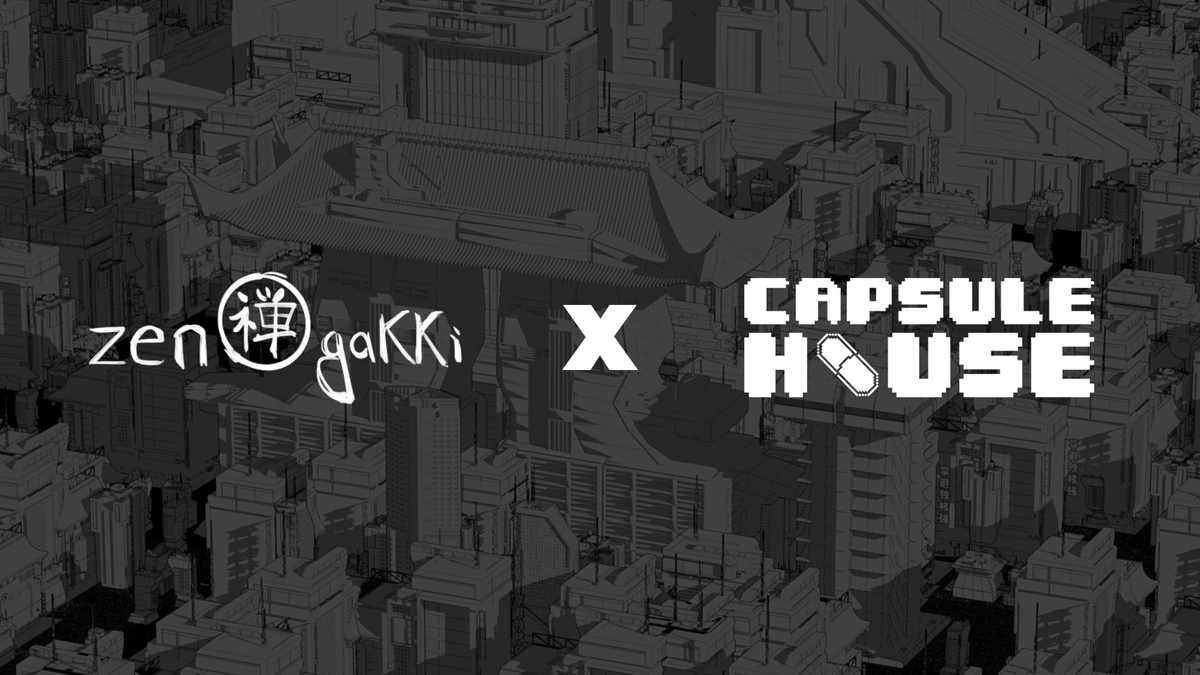 capsule_house's tweet photo. ⛩️ Zenogakki x Capsule House 💊

We are excited to partner with our friends at Zenogakki who are building the first decentralized anime franchise! 

3 ZENLIST spots to be raffled:
👹Reply w/ fav anime villain
🉐Retweet
⚔️Follow @zenogakki @capsule_house

24h 🕰️ https://t.co/W5RVg5H95v