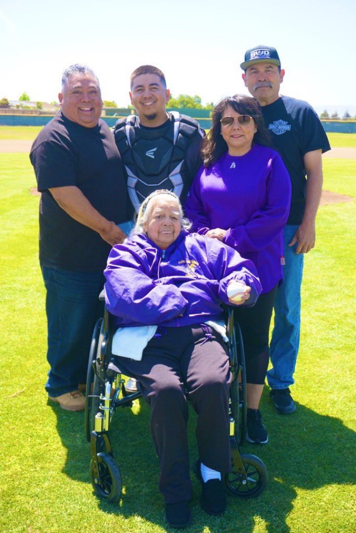 Happy Mother’s Day to all out there and especially to our # 1 fan Tia Chello, who threw out the first pitch to her Grandson Jordan in yesterdays Alumni game. #family