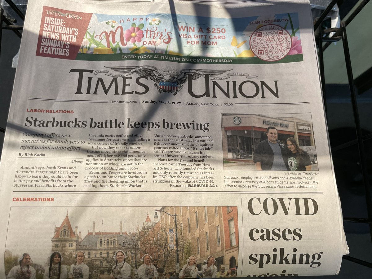 killlaaak's tweet photo. My store hit front news! PSA: NEVER GO UNHEARD, remember your VOICE ALWAYS matters, your RIGHTS ALWAYS matter- no matter where you are ! #UnionStrong https://t.co/nyNiPAVZYi
