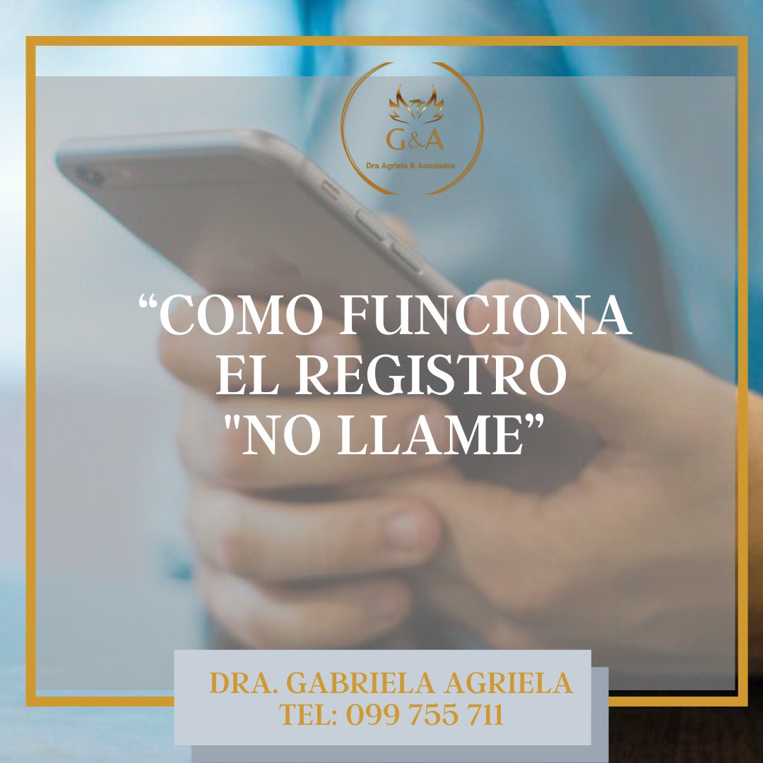 GabyAgriela's tweet photo. A partir del 30 de abril 2022 comenzó a funcionar el Registro "NO LLAME" creado por el artículo 181 de la ley 19.996 y reglamentado recientemente por el Decreto 132/022.
CÓMO FUNCIONA? CÓMO ME INSCRIBO?
Acá les damos una breve explicación (hilo) #nollame #comoregistrarmenollame https://t.co/igD9n3JckG
