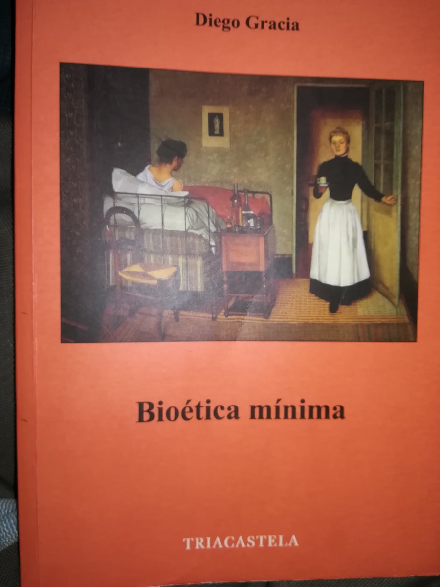 El profesor Diego Gracia, figura internacionalmente reconocida en el campo de la bioética, expone en este breve y magistral libro, sus ideas fundamentales, con un apoyo firme en la filosofía y una mirada puesta en la práctica clínica:,la experiencia moral, deliberación. Gozada👍