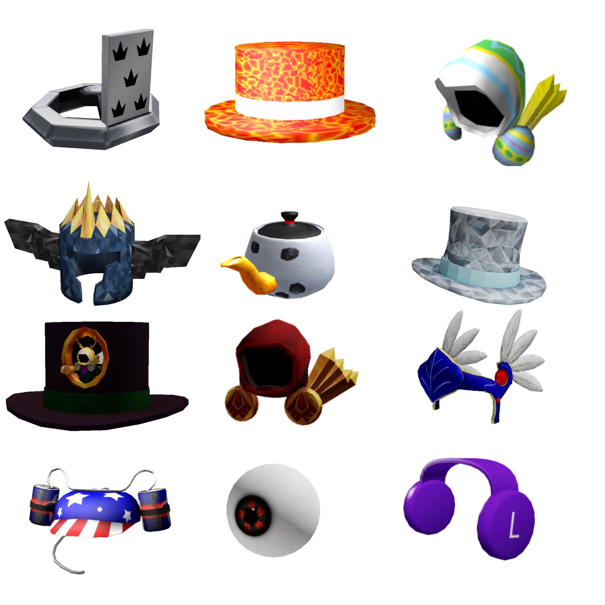 Grav on X: Roblox allows you to have all hats from one series for