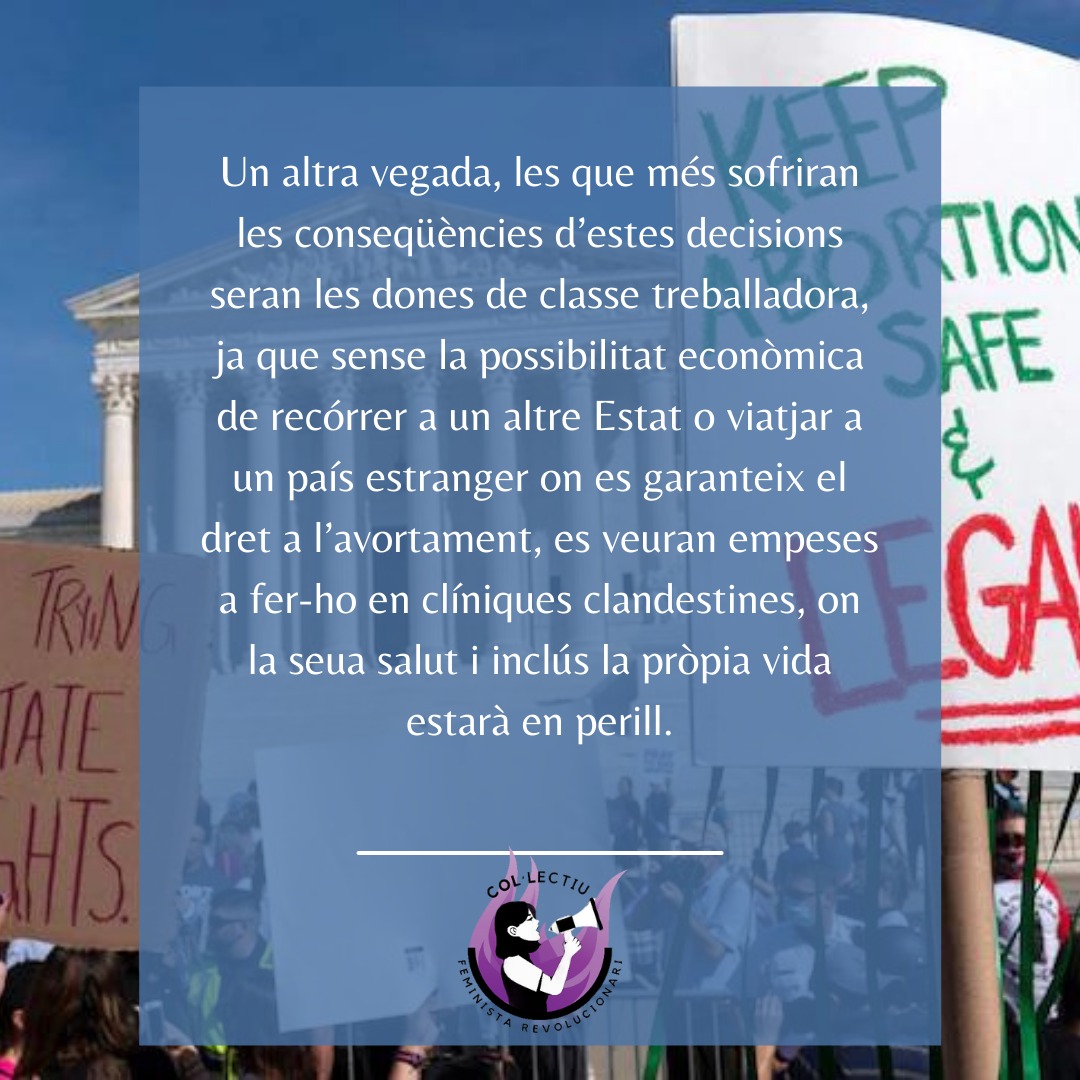 CFemRevAlcoi's tweet photo. 🚨 Com sempre, les principals afectades per aquesta mesura són les dones de classe treballadora, establint un perillós precedent a nivell internacional. https://t.co/UQJAp3ObFP