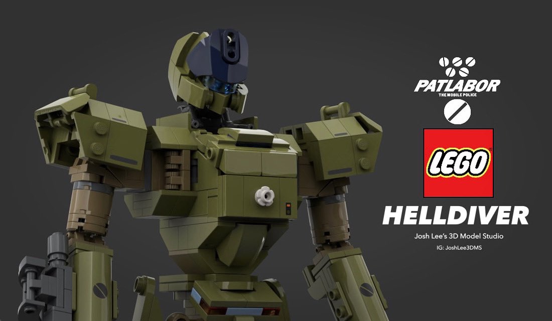 joshlee3dms's tweet photo. Reposting my 2021 Helldiver Youtube Video 🍀🍀

機動警察 パトレイバー PATLABOR LEGO MOC ARL-99B HELLDIVER 地獄使者 2021年版

https://t.co/0c3JsKOU6g

#patlabor
#skydive 
#moc
#lego
#bricks
#JoshLee3DMS
#JoshLee
#anime 
#パトレイバー
#機動警察 
#AL99X
#Afol https://t.co/6hnrsirg9e