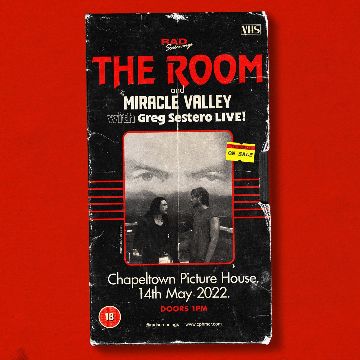 RADscreenings's tweet photo. OH HAI MANCHESTER! 

Join RAD and our buddy Greg Sestero this Saturday at @CPHMCR! 

Grab tickets here before they sell out > https://t.co/sohwI2UbD9 https://t.co/tJ6GE3gy81