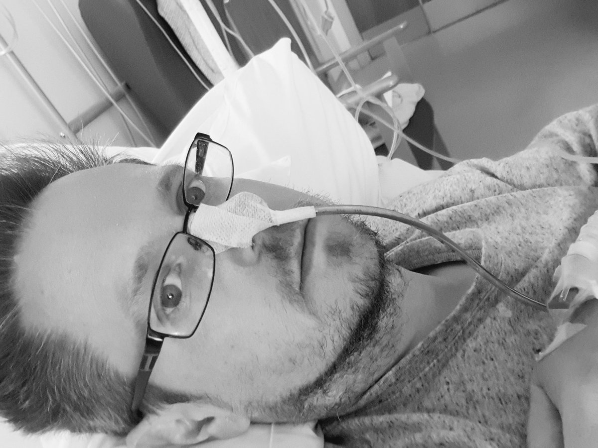 Michael_S_Green's tweet photo. DAY 15.... The emoticon that sums up my day 🤮. Wonderful though to have @jomarchant8 come &amp; visit this afternoon. Has helped to lift my spirits a bit. 

How have you spent your day? What emoticon best describes it? 

I'm starting to look like Cousin It #needtoshave #badhair https://t.co/yao7CubSni