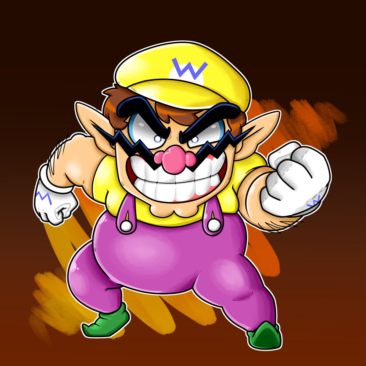 「i dont remember posting this wario 」|🐝Benny Bee🐝のイラスト