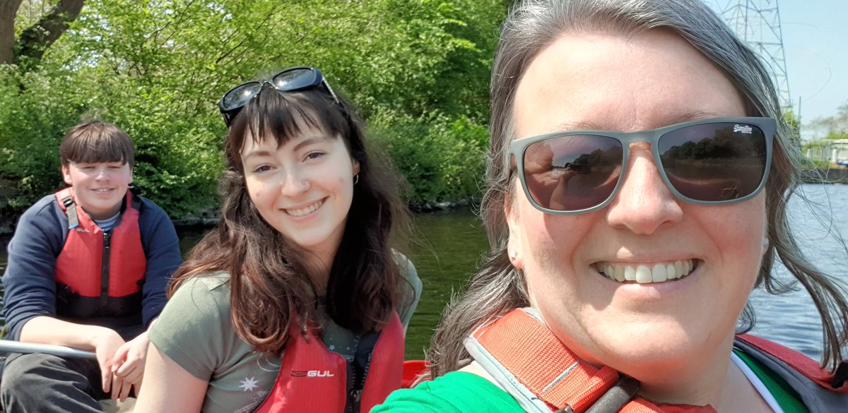 What a great day paddling down to the double locks with these two.  <a href="/SaddlesnPaddles/">Saddles and Paddles</a> <a href="/DoublelocksPub/">Double Locks</a>