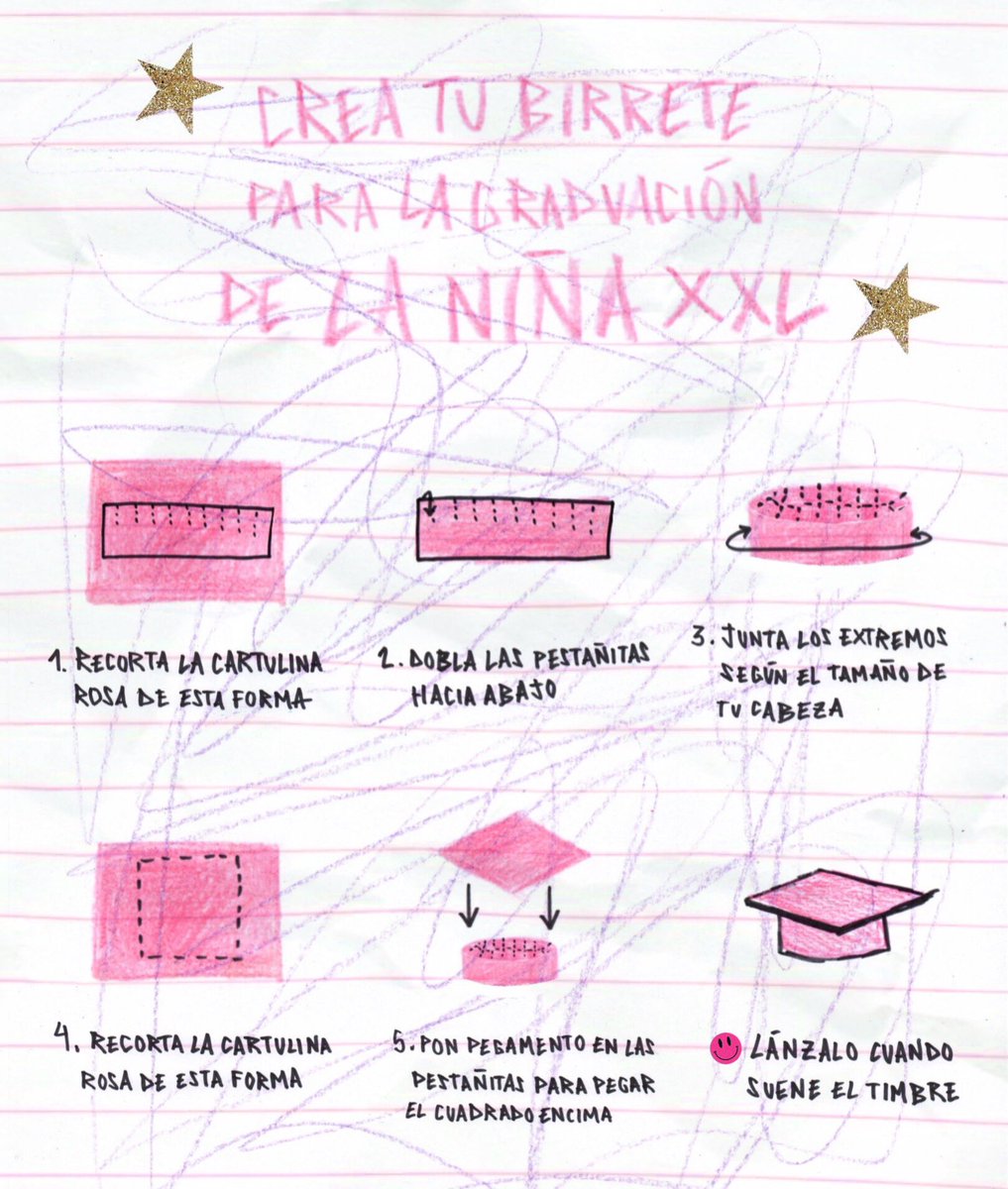 👩🏼‍🎓¡lleva tu birrete a la graduación!👨🏻‍🎓  

para que #laniñaxxl sea aún + especial,  queremos que tod@s os graduéis junto a <a href="/lolaindigomusic/">lola indigo | info oficial</a> y su equipo 🥰 

Crea tu birrete siguiendo los pasos de las instrucciones y llévalo al palau 🎓✂️ 

Lánzalo al aire cuando suene el timbre 🛎