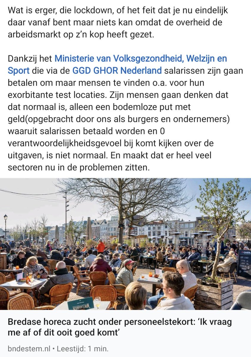 Dankzij de GGD weet een hele generatie jongeren nu wat een normaal salaris is. En ze willen niet meer matige tijden werken voor een slecht loon voor werkgevers als deze horecaondernemer die meent recht te hebben op hun arbeid.