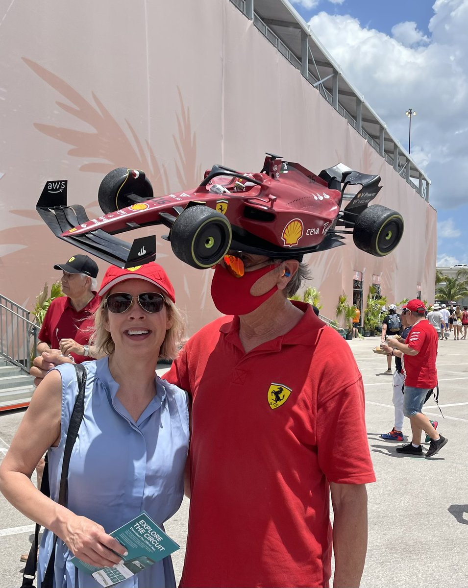 I met a serious #Ferrari #F1 superfan in Miami today!