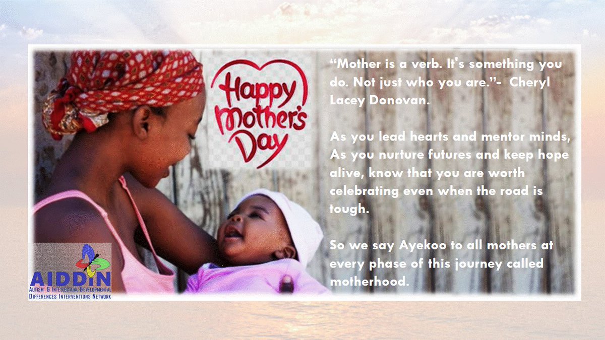 aiddingh's tweet photo. Dear #special #mother, you are appreciated! Have a #Happy_Mothers_day 
#Disability #MothersDay #motherhood @AutismTgh @DownSyndromeSA @HannahAwadzi1 @Ignite4Autism @autismspeaks https://t.co/9eRl03Pabh