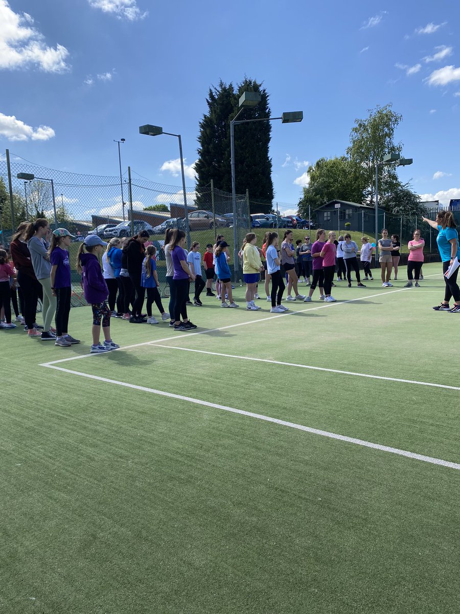 prosser_tennis's tweet photo. Incredible day celebrating girls and women in tennis through the @SheRallies initiative. 72 attended the event between 3-69 years of age! Not bad for a small club in the Black Country!! @JudyMurray @LTAStaffs @DudleyMayor #thisgirlcan https://t.co/YAjLtdaAfq