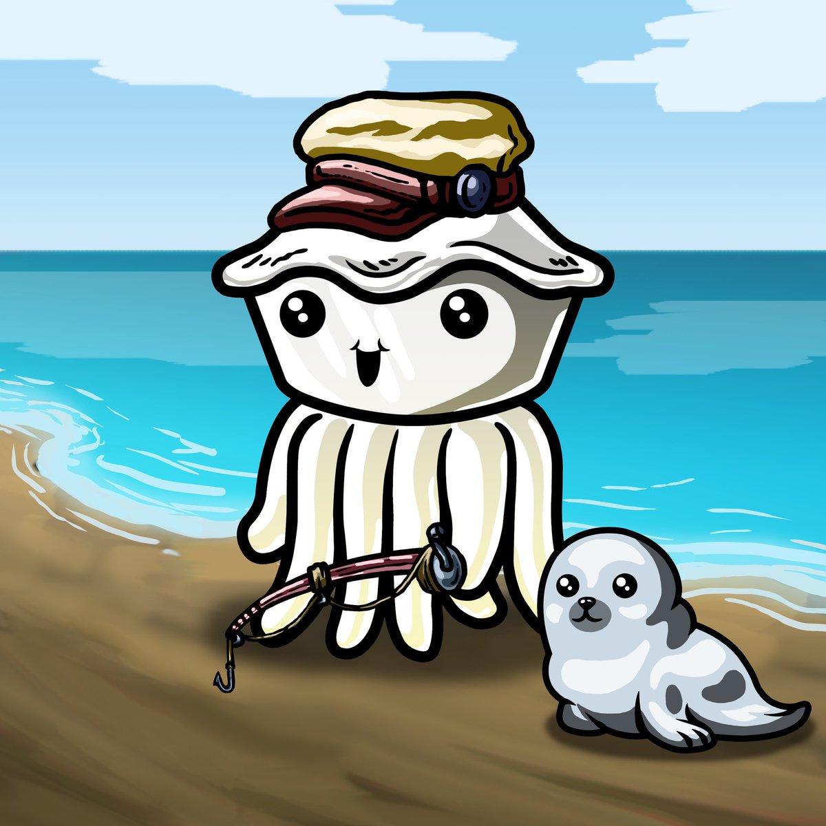 CapietainCook's tweet photo. Ok all you naked #Pirates over @PiratesMeta you ain’t the only naked swashbucklers on the #opensea as this little #Pielander says FISH NAKED YA’LL #NFTGiveaway of more than 4 #POTM over @PielandNFT Seal the deal with a few that #looksrare https://t.co/K5xL62r1YU
