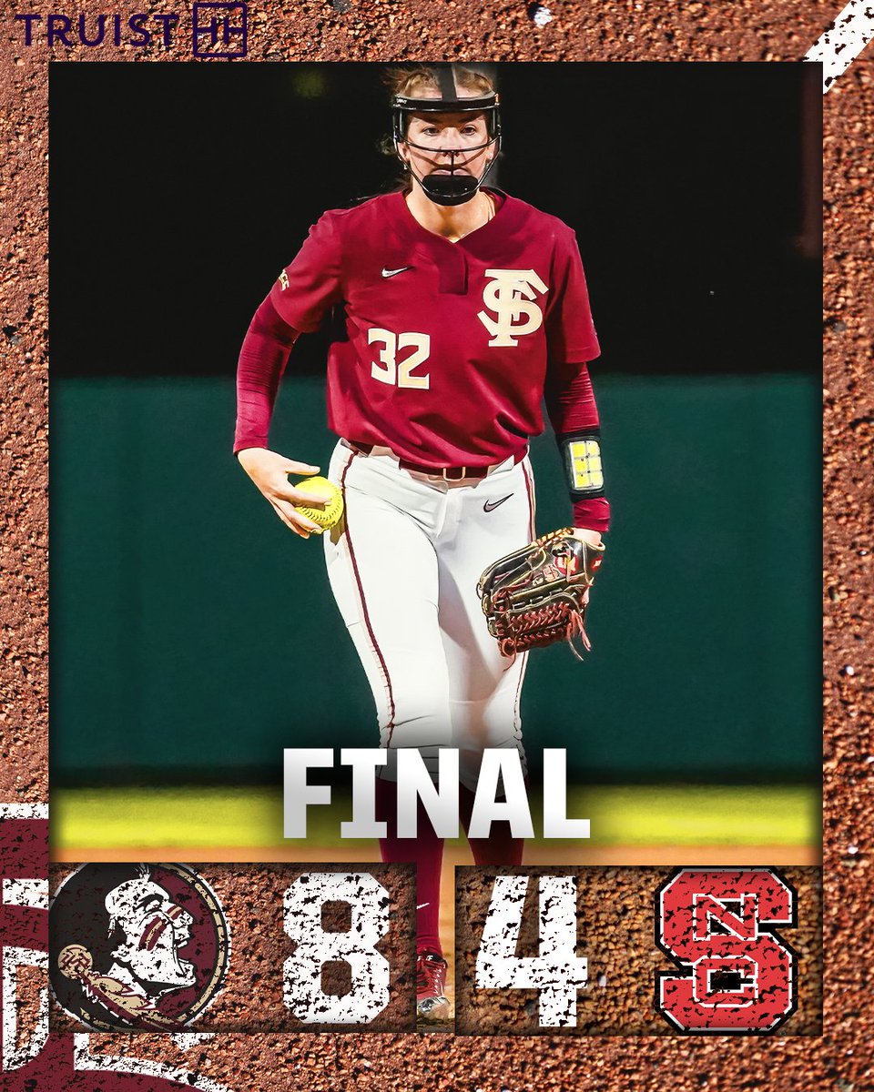 FSU_Softball's tweet photo. NOLES WIN!!!

We will finish up game two in about 30 minutes! #OneTribe https://t.co/1BaPzULFvQ