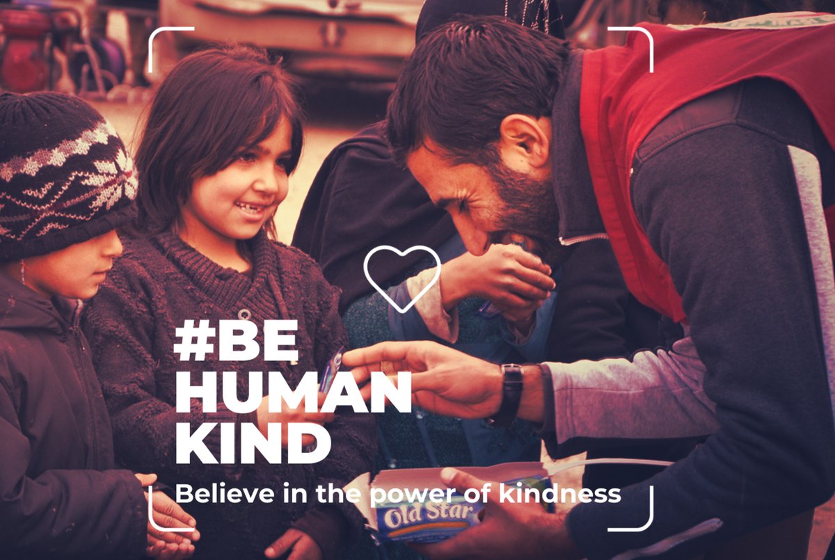 ICRC_IQ's tweet photo. Hundreds of thousands of people have stepped up to volunteer and help others, joining National Red Cross and Red Crescent Societies. They are the ones who put others first and remind us why we must invest in local action and nurture humanity and kindness. #BeHumanKind https://t.co/HiR6sIhS2x
