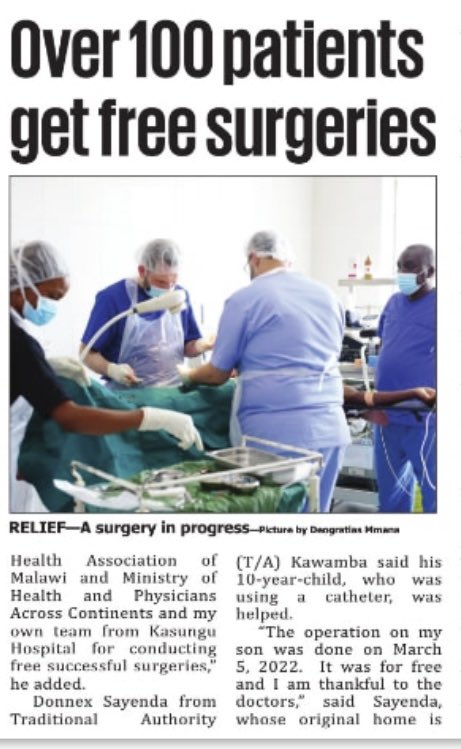 MJ_Ghosheh's tweet photo. A very humbling 2-week aid mission at Kasungu District Hospital in Malawi 🇲🇼

I am extremely grateful to have had this opportunity to be amongst this great team in aiding more than 100 patients. 

Truly looking forward to a lot more visits with better resources and bigger teams! https://t.co/gIA61I01Fk