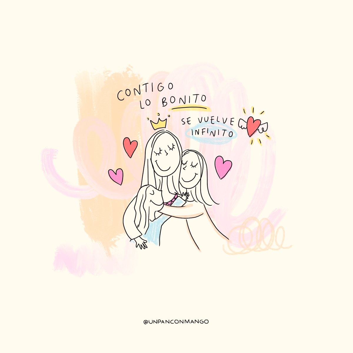 unpanconmango's tweet photo. Contigo lo bonito se vuelve infinito🫶🏼 feliz día mamá🌷 #MothersDay https://t.co/3iwozbWWTl
